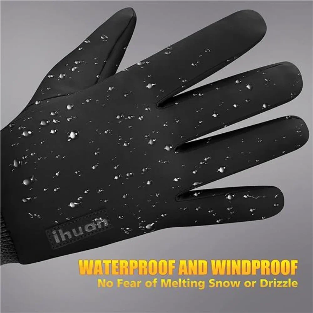 Unisex Winter Gloves Waterproof Snow Warm Gloves Touchscreen Finger